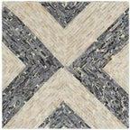 Sgabello d'accento quadrato imbottito con ripiano trapuntato e gambe in metallo color oro