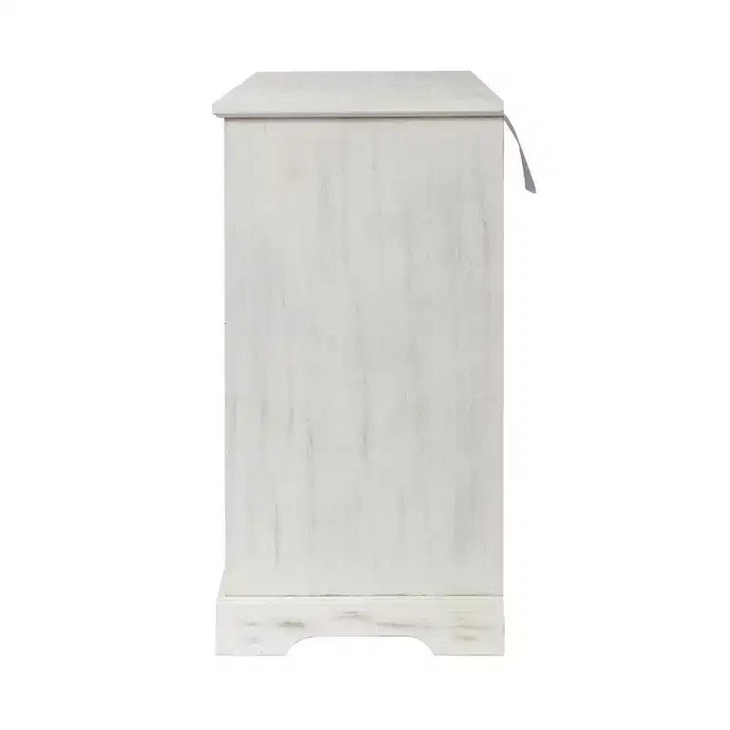 Credenza antica da 43,3 pollici con 3 ante intagliate