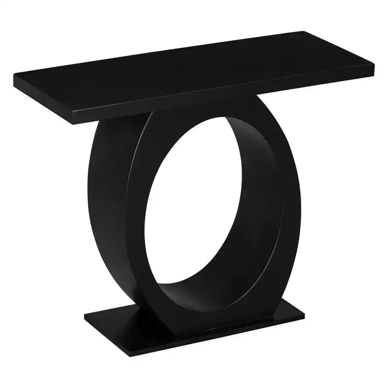 Consolle Elegante con Base a Forma di Uovo, Tavolo da Ingresso con Piano Resistente e Spesso, Tavolino d'Appoggio per Ingresso, Soggiorno