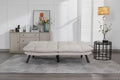 MAYEERTY Convertible Folding Modern Sofa Bed Comfortable for Living Room Bedroom Small Space Beige