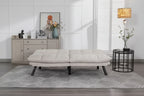 MAYEERTY Convertible Folding Modern Sofa Bed Comfortable for Living Room Bedroom Small Space Beige