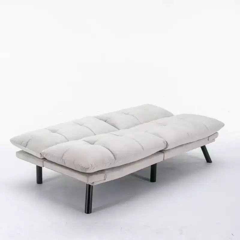 Divano Letto Trasformabile Pieghevole Moderno per Soggiorno, Camera da Letto e Piccoli Spazi - Beige