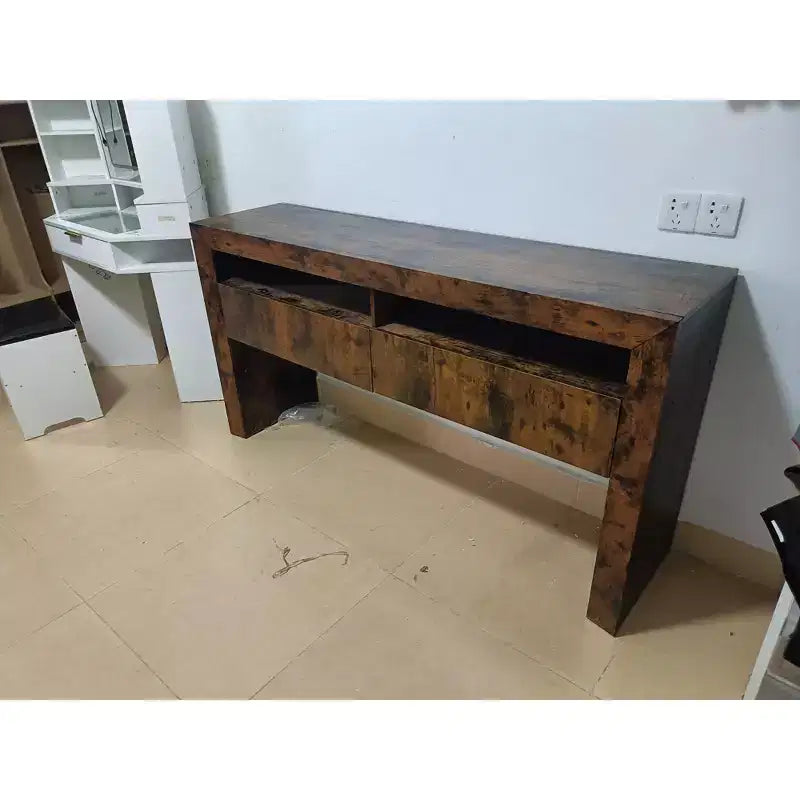 Consolle smussata con cassetti