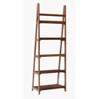 Libreria Charlotte da 183 cm a 5 ripiani con ripiani regolabili