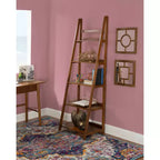 Libreria Charlotte da 183 cm a 5 ripiani con ripiani regolabili