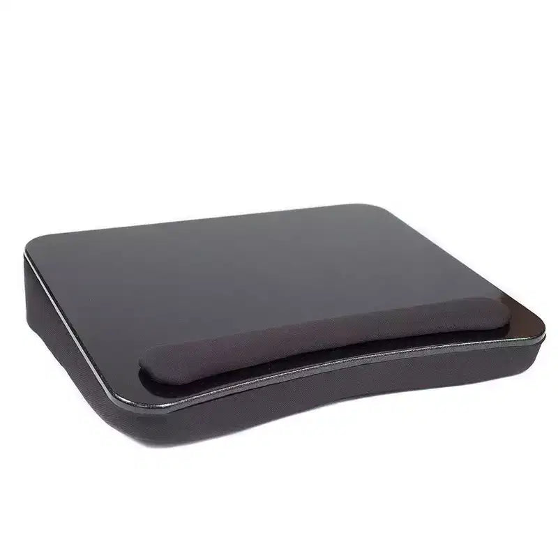 Tavolino da letto multiuso con cuscino in memory foam - Nero