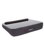 Tavolino da letto multiuso con cuscino in memory foam - Nero