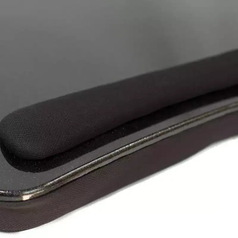 Tavolino da letto multiuso con cuscino in memory foam - Nero