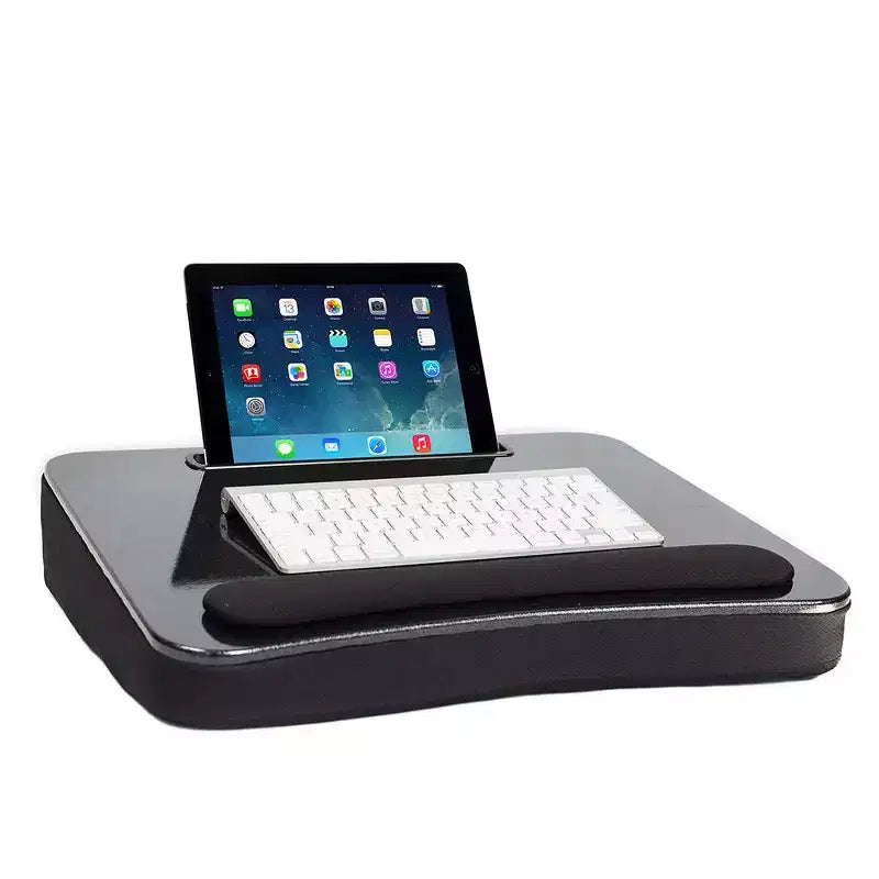 Scrivania da grembo in memory foam multiuso - Nera